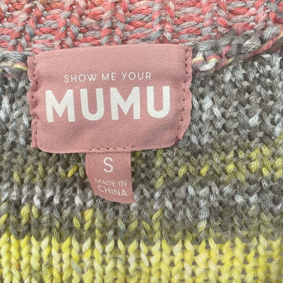 Show Me Your Mumu multi colored cardigan sweater - Picture 3 of 6